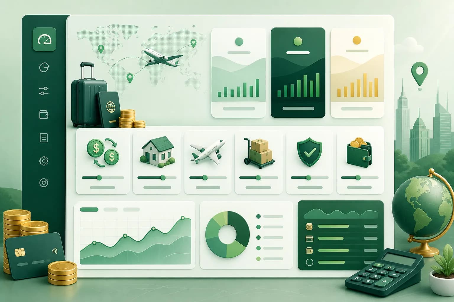 Relocation cost scenarios and budget guardrails.